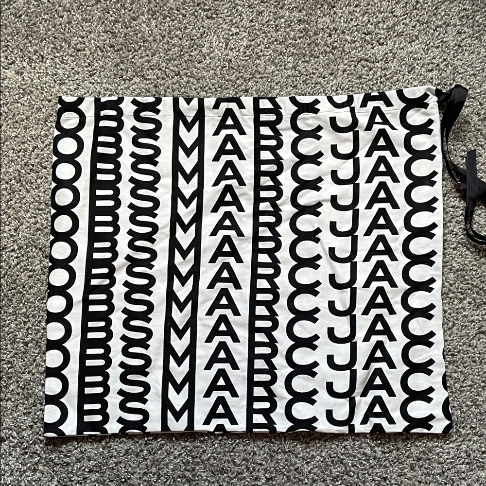 Marc Jacobs Black and White Dust Bag